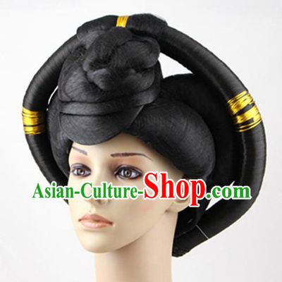 Ancient Chinese Imperial Princess Hair Accessories and Wig