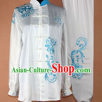 Silk Martial Arts Embroidered Dragon Suit Complete Set