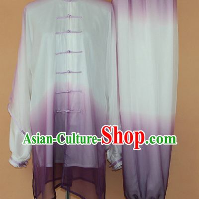 Traditional Mandarin Silk Martial Arts Competition Suit for Men or Women