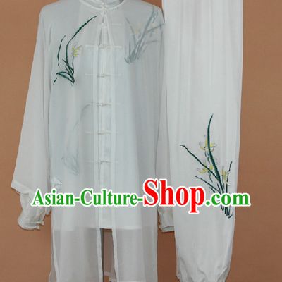 Traditional Chinese Silk Taiji Martial Arts Suit Complete Set