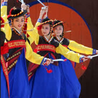 National Korean Sword Dance Costumes for Women
