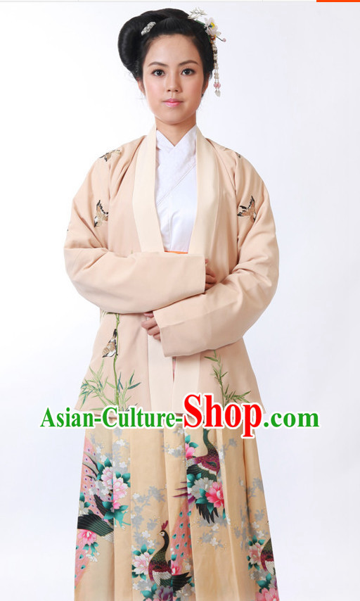 Peacock Hanfu Dress for Women Peacock Hanfu Dress for Women