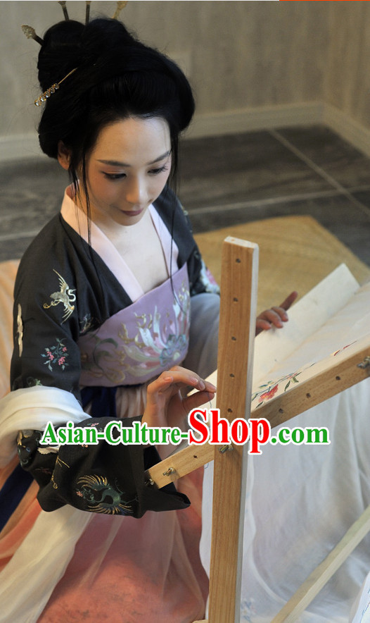 Chinese Informal Ancient Costume and Hair Accessories Chinese Informal Ancient Costume and Hair Accessories