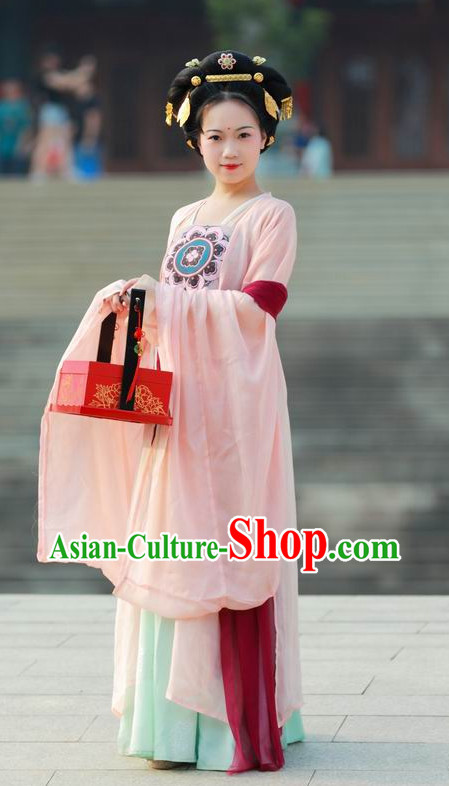 Tang Dynasty Imperial Palace Maid Dress for Ladies