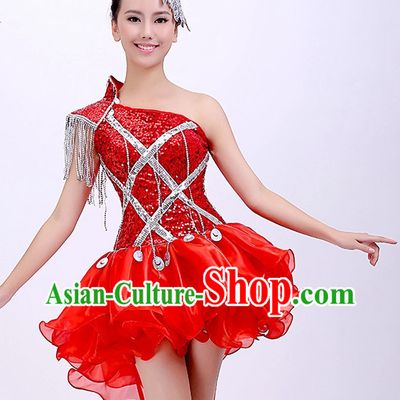 Chinese Dancing Outfits and Headwear for Girls