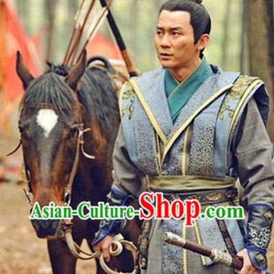 Chinese Tang Dynasty General Clothes online and Coronet Complete Set