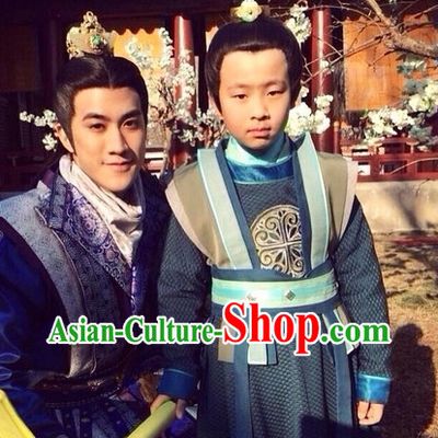 Traditional Chinese Prince Dress Complete Set for Kids