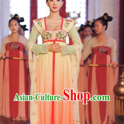 Traditional Chinese Princess Dress and Hair Decorations Complete Set Free Shipping