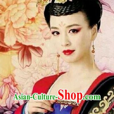 Handmade Chinese Empress Wig and Hair Accessories