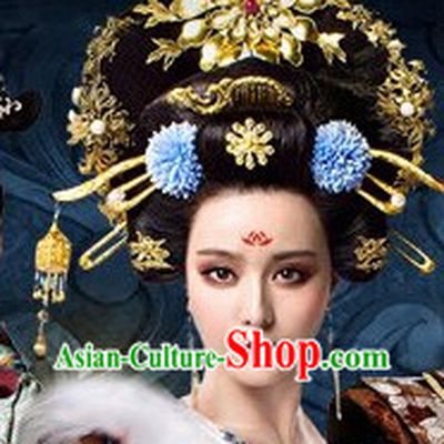 Chinese Empress Bridal Hairstyles Wedding Accessories Bridal Jewellery
