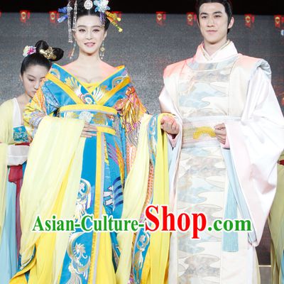 Ancient Chinese Emperors and Empress Clothing 2 Sets