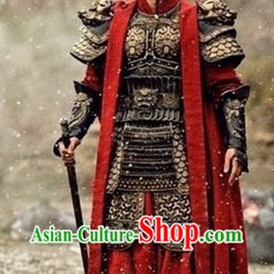 Chinese Traditional Prince Costume and Crown Full Set for Men