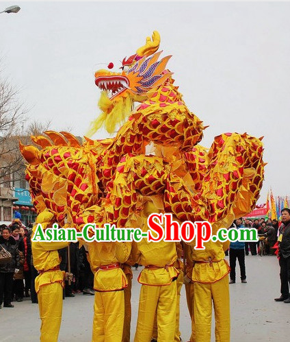 Chinese Spring Festival Dragon Dance Costumes Chinese Spring Festival Dragon Dance Costumes
