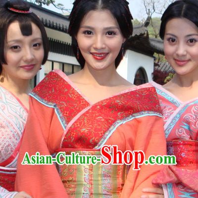 Ancient Chinese Wang Zhaojun Costumes and Hair Accessories