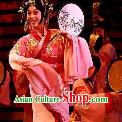 Wang Zhaojun Chinese Opera Costumes and Headpieces Complete Set