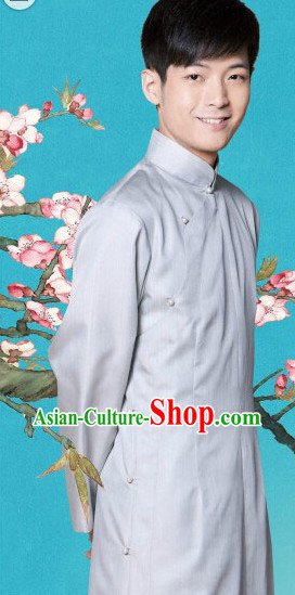 Chinese TV Drama Folk Long Robe for Men
