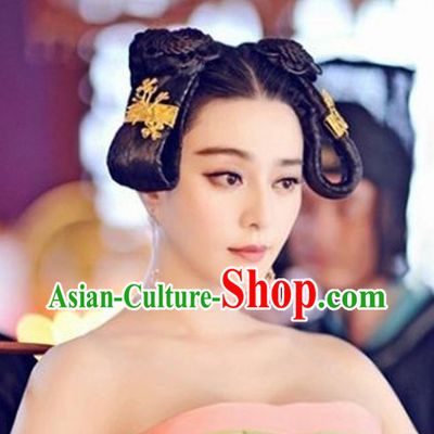 Chinese Tang Dynasty Palace Wig