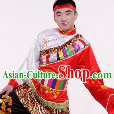China Tibetan Dancewear and Headwear for Men