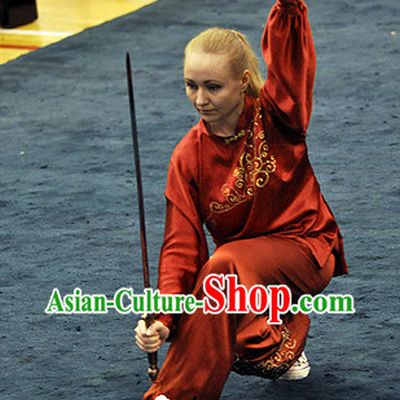 Top Martial Arts Competition Silk Uniform