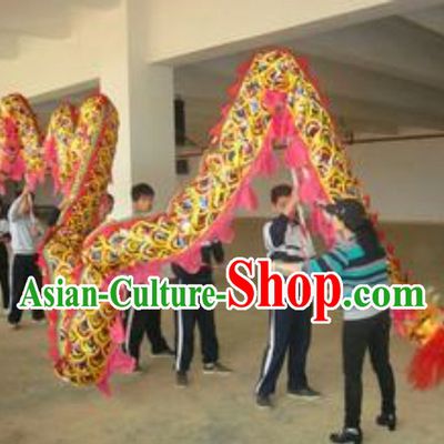 Chinese Dragon Costume Complete Set for Eight Middle School Students