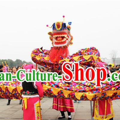 Rainbow Primitive Tribe Chinese Dragon Equipment Complete Set for 6 People