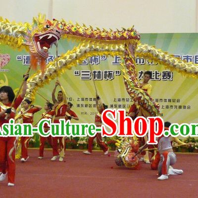 Handmade Lightweight Dragon Dance Equipment Complete Set for Middle School Teenagers
