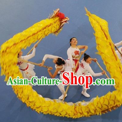 Gold Chinese New Year Adult Dragon Costume Complete Set