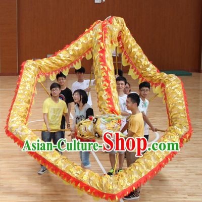 Lightweight Competiton and Parade Dragon Dancing Equipment Complete Set for 10 People