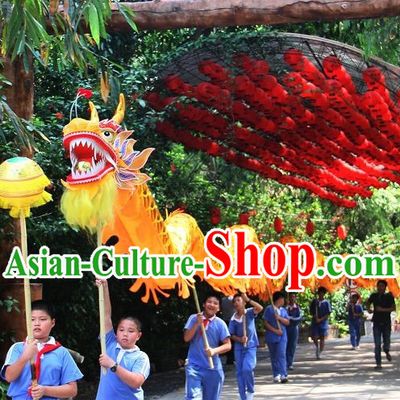 Parade and Competition Dragon Dance National Costumes Complete Set for Ten Kids