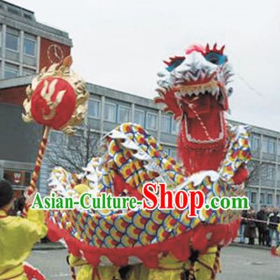NEW Handmade Peking Dragon Masks Complete Set for 6 People