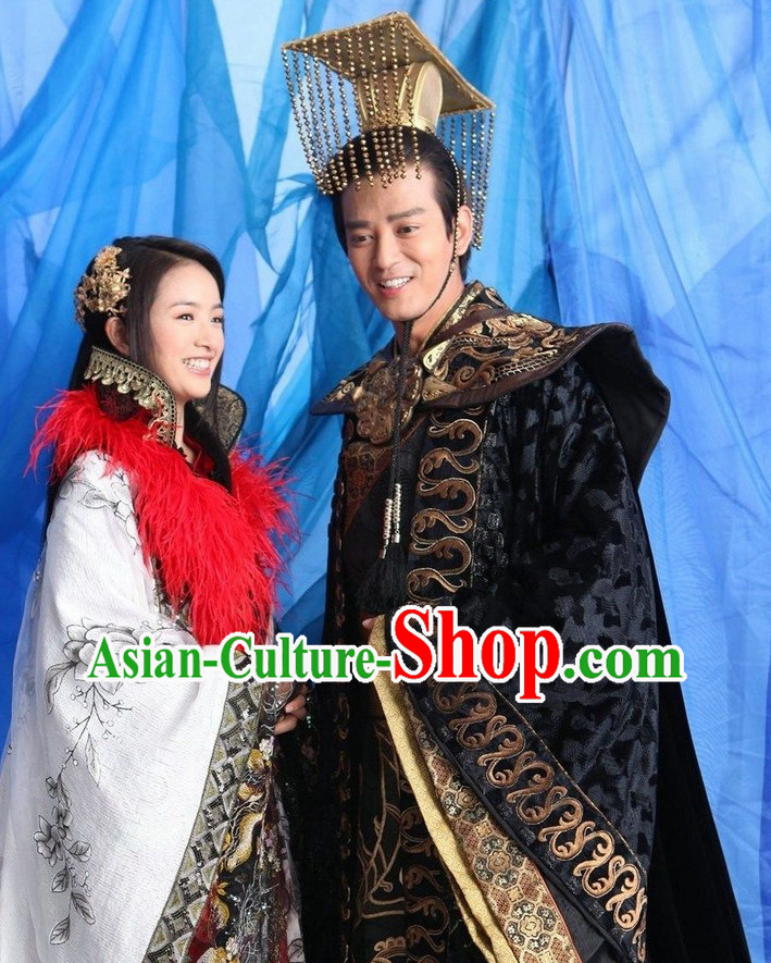 Chinese Emperor Clothing and Crown