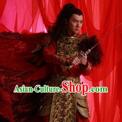 Lanling Emperor Armor Costume and Cape Complete Set for Men