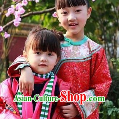 Chinese New Year Qing Dynasty Oriental Clothes for Kids