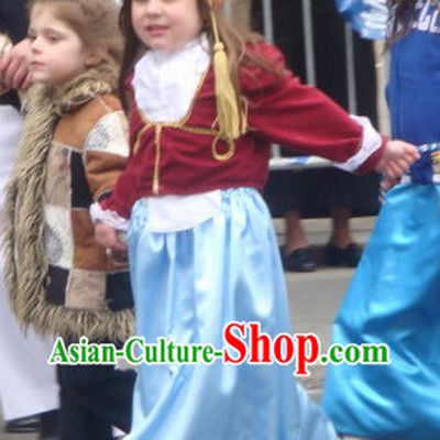 Traditional Greek AMALIA Costume for Kids