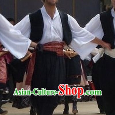 Traditional Boys Greek Costumes Complete Set