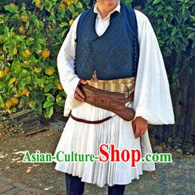 Old Mens Greek Dress Complete Set