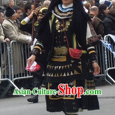Womens Traditonal Greek National Costumes Complete Set