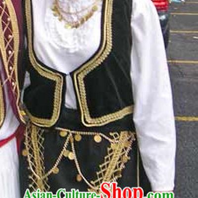 Womens Greek National Costume Complete Set