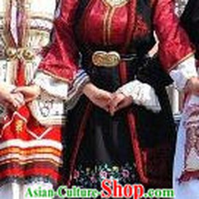 Traditional Womens Greek Dance Costumes Complete Set