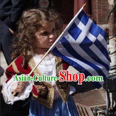 Little Girls Greek Costumes Complete Set