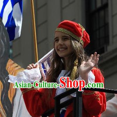 Traditional Greek Girl Costumes Complete Set