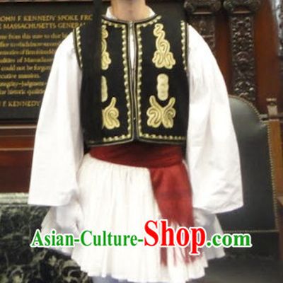 Man Greek Clothes Complete Set