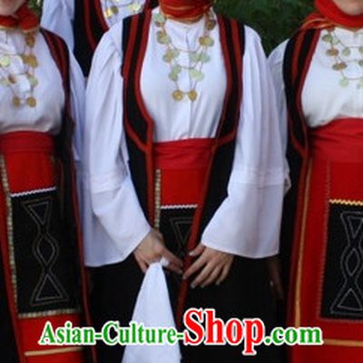 Girls Greek Dance Costume Complete Set