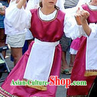 Woman Greek Dance Outfit Complete Set