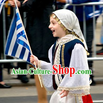 Child Greek Costume Complete Set