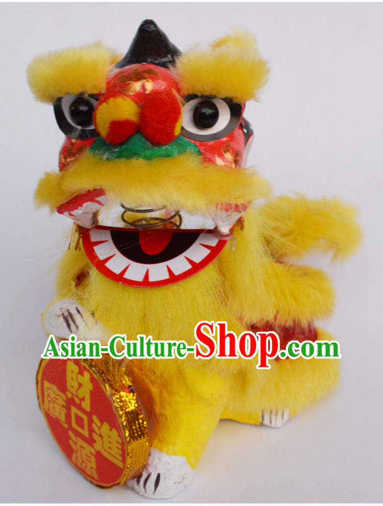 chinese lion dancing