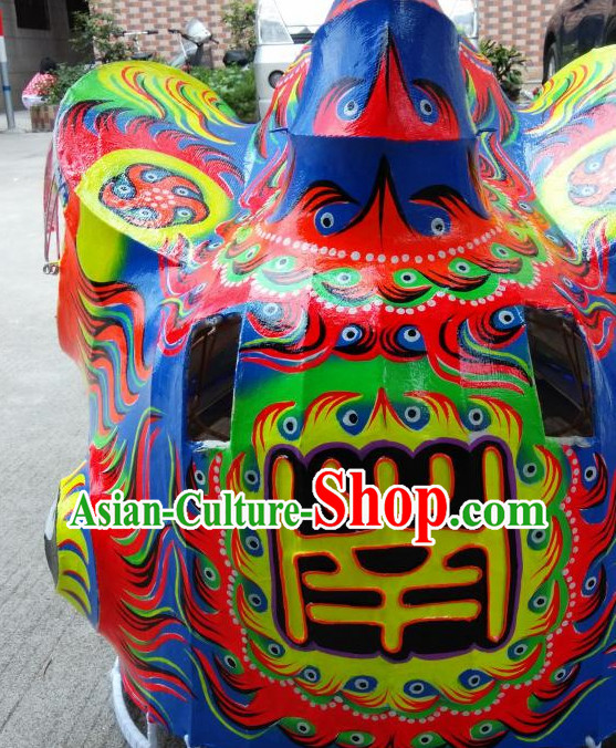 how to make a lion dance head