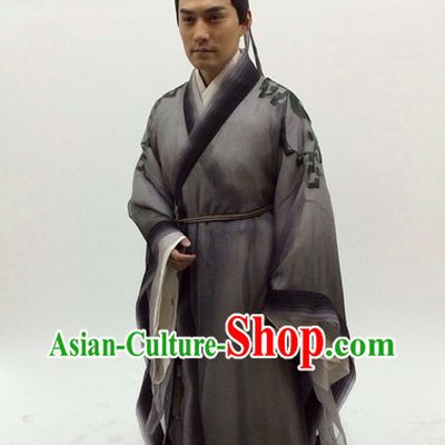 Chinese Traditional Swordsman Clothes Complete Set