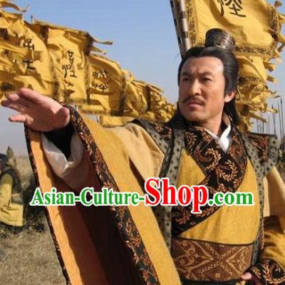 China Ancient King Robe and Headwear
