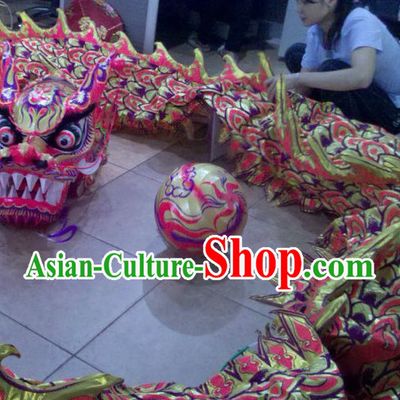 NEW Chinese Spring Festival Parade and International Competition Dragon Dance Costumes Complete Set